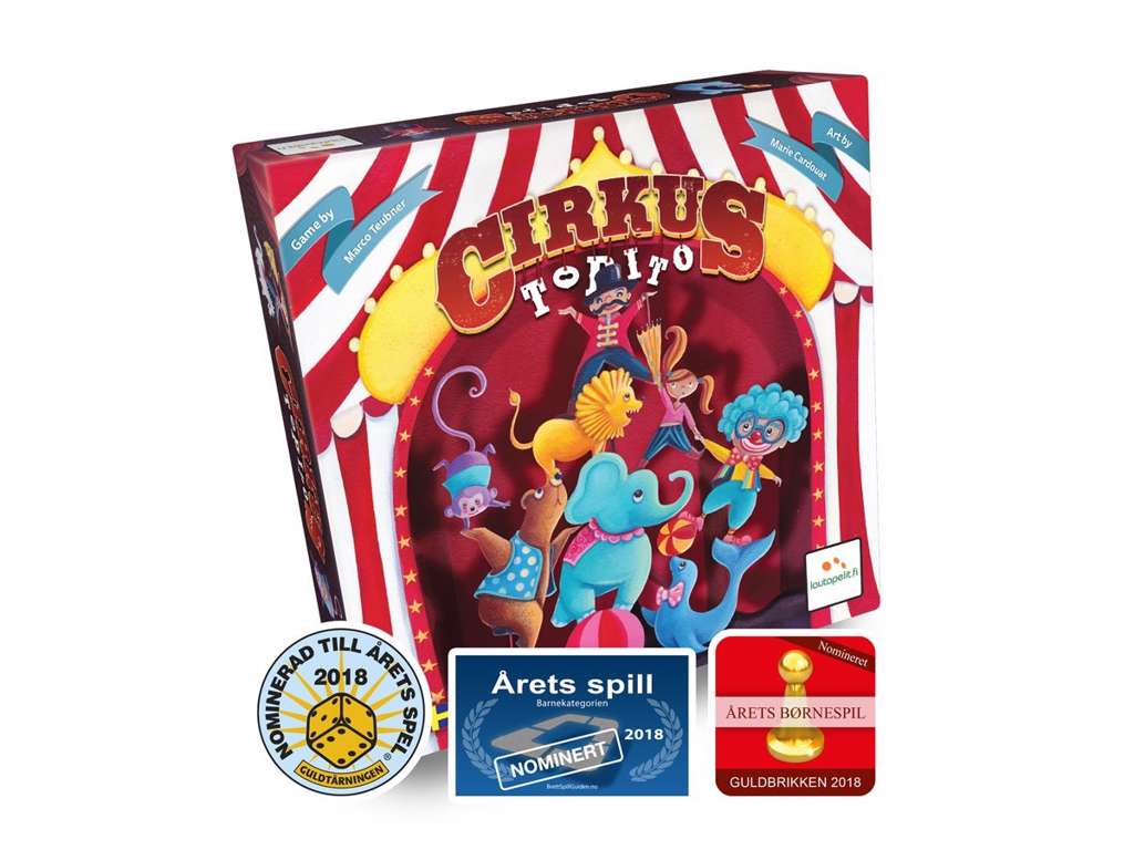 Cirkus Topito (Nordic) - brætspil fra Lautapelit