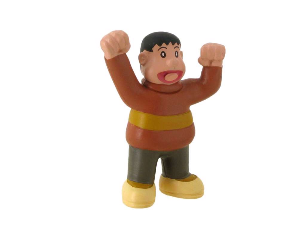 Doraemon minifigur af Giant på 7 cm