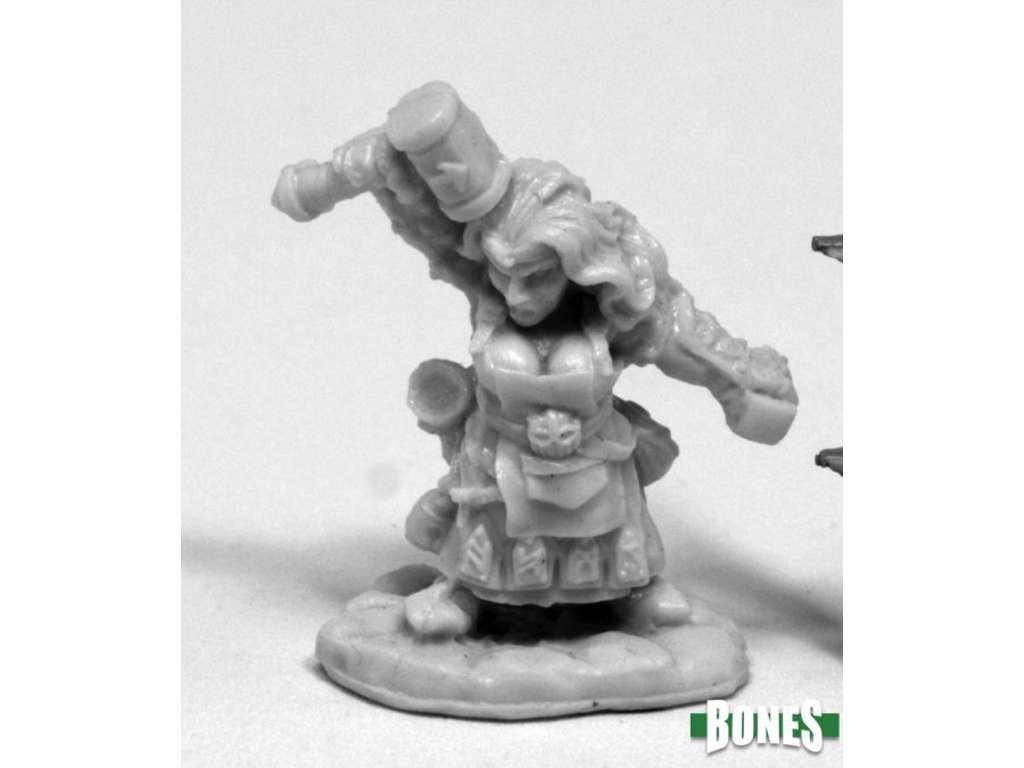 Margara Dwarf Paladin - Figur til rollespil