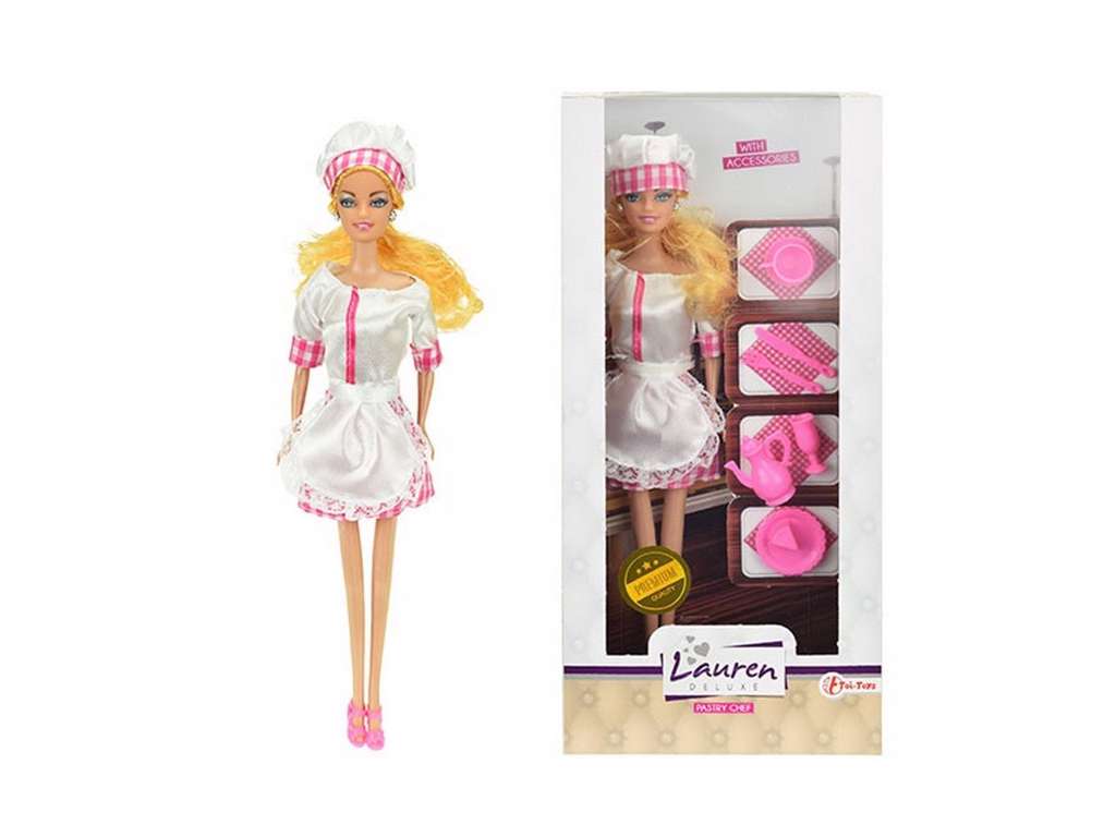 Lauren dukke som konditor