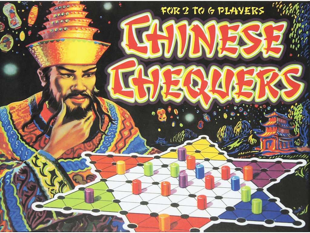 Kinaskak med træbrikker - brætspil