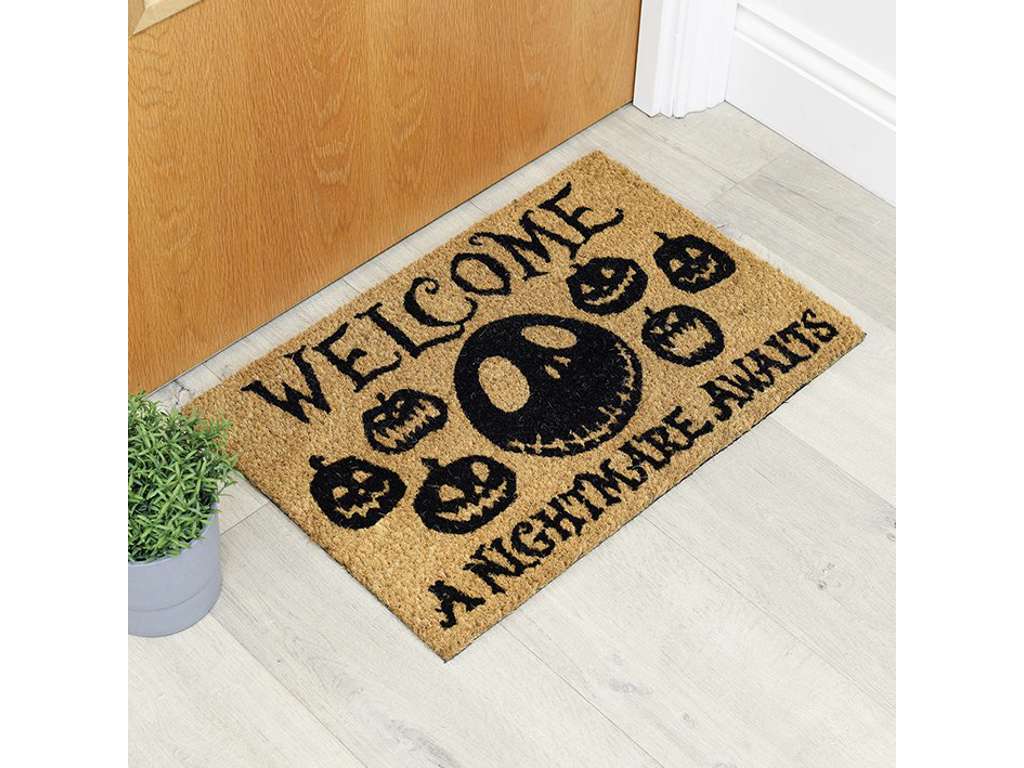 Nightmare Before Christmas dørmåtte "A Nightmare Awaits" 40x60 cm