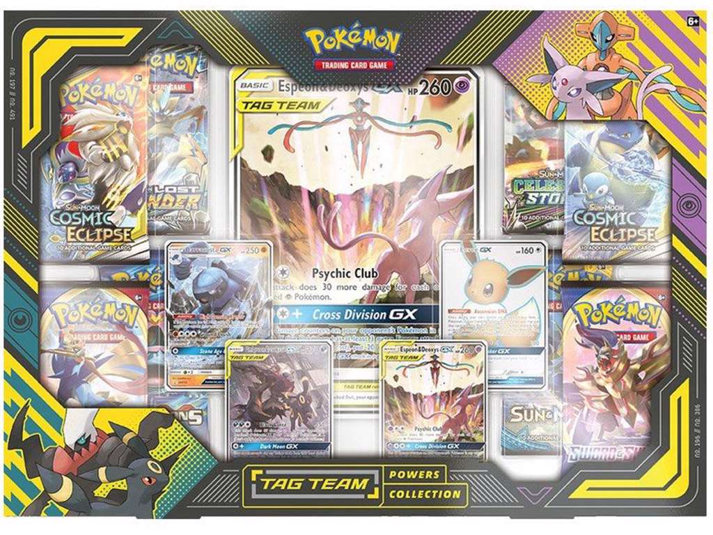 Pokémon Espeon & Deoxys GX Tag Team Powers Collection