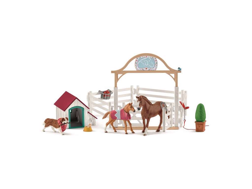 Hesteklub med hund fra Schleich – 42458