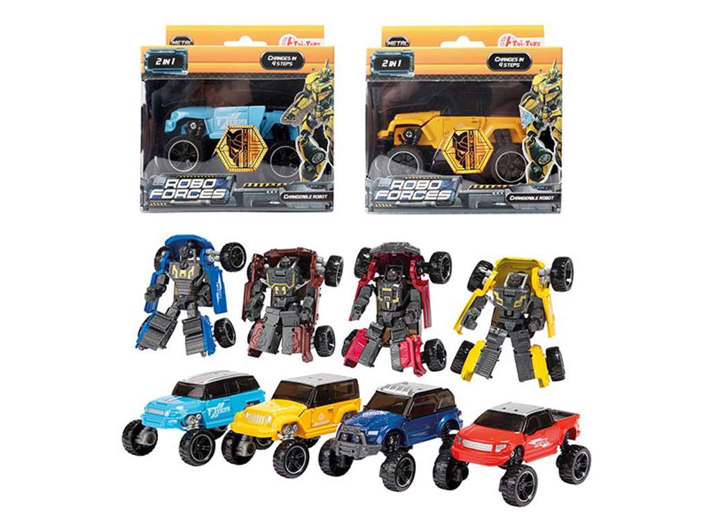 ROBOFORCES robot metal Pick-up Truck 8 forskellige