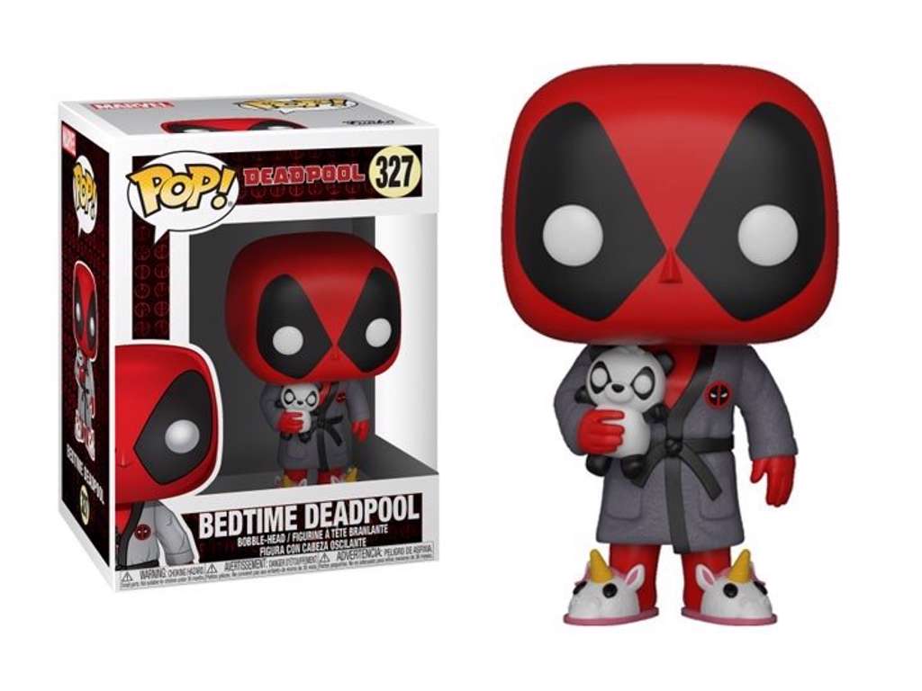 Deadpool Parody POP! vinyl figur af Deadpool in Robe på 9 cm