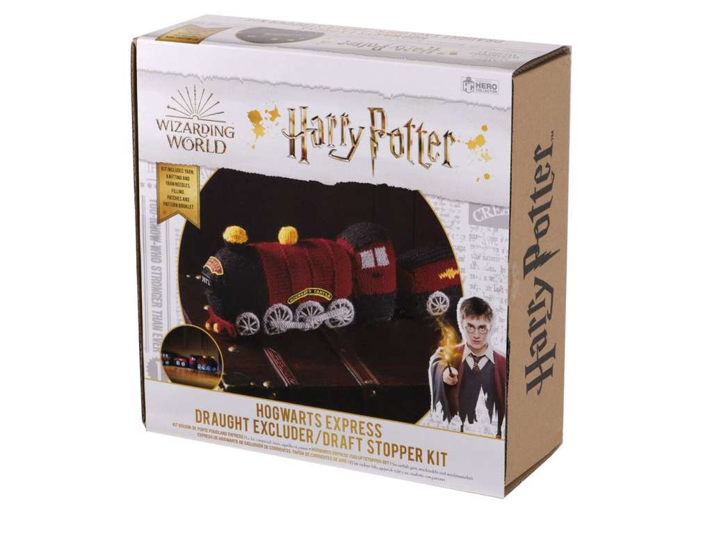 Strikkekit med Hogwarts Express fra Harry Potter