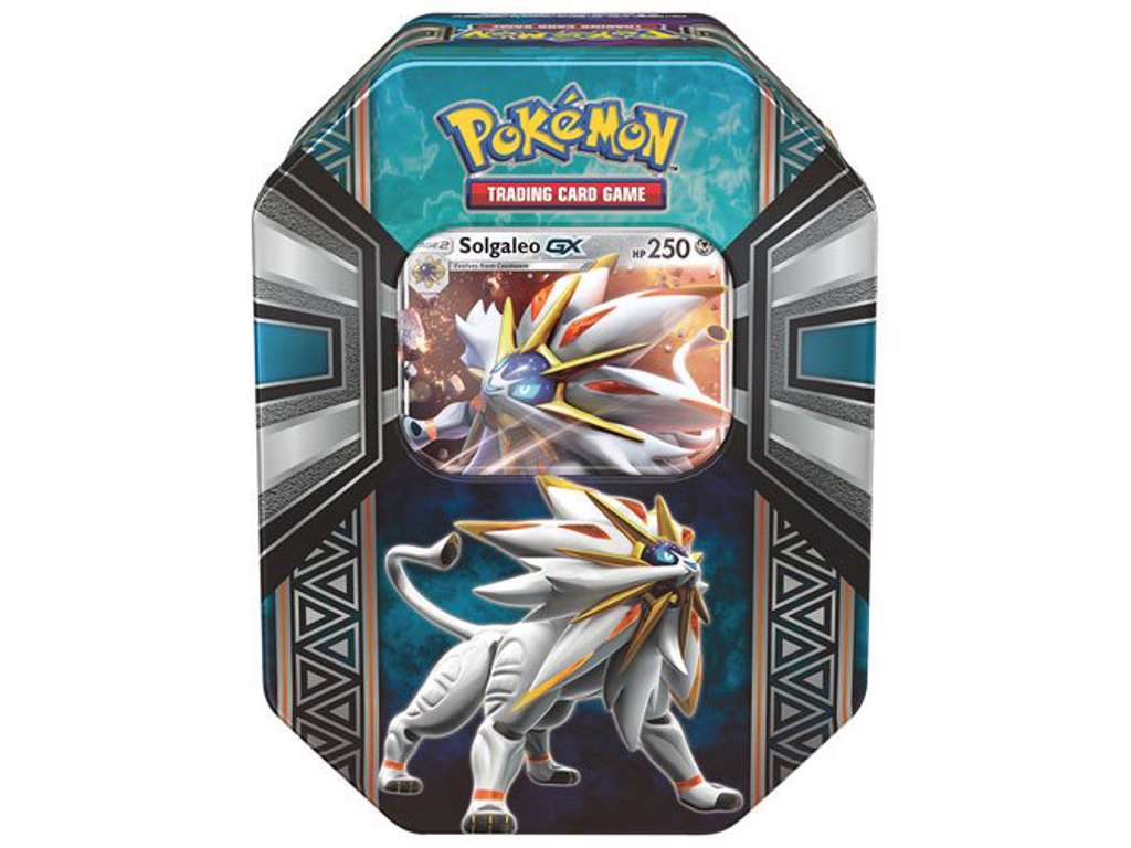 Pokémon Solgaleo GX tinboks med 4 boosters