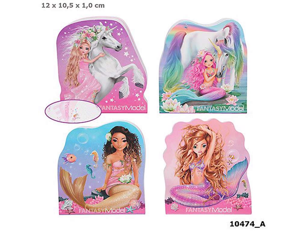 Fantasy lille notesblok - havfrue