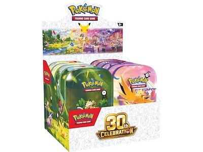 Pokémon TCG 30th Celebration Mini Tin – 1 stk. Assorteret