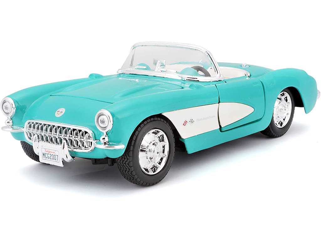 1957 Chevrolet Corvette 1:24 turkis