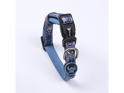 Hundehalsbånd med Stitch logo - S/M