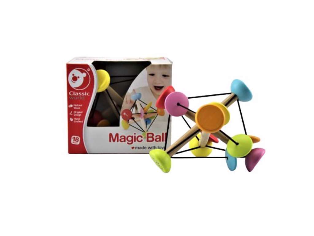 Aktivitetsrangle på 18 cm i træ fra Classic World