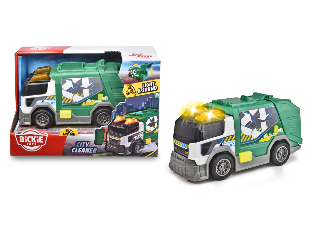 Skraldebil med lys & lyd