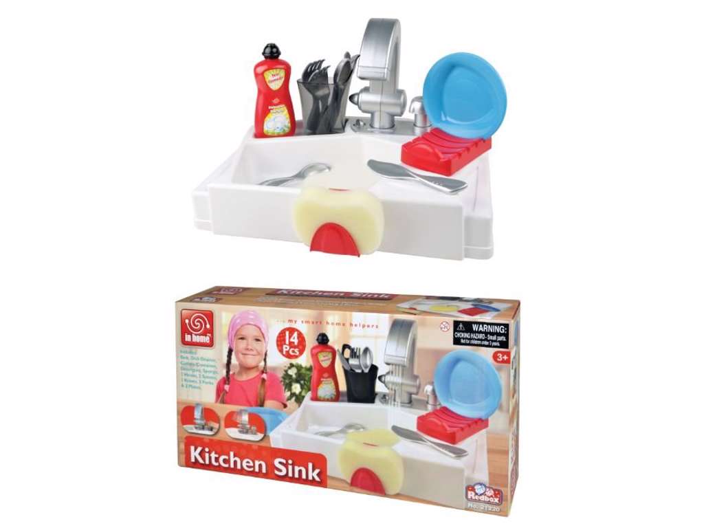 Køkkenvask med 14 dele på 31 cm fra Redbox