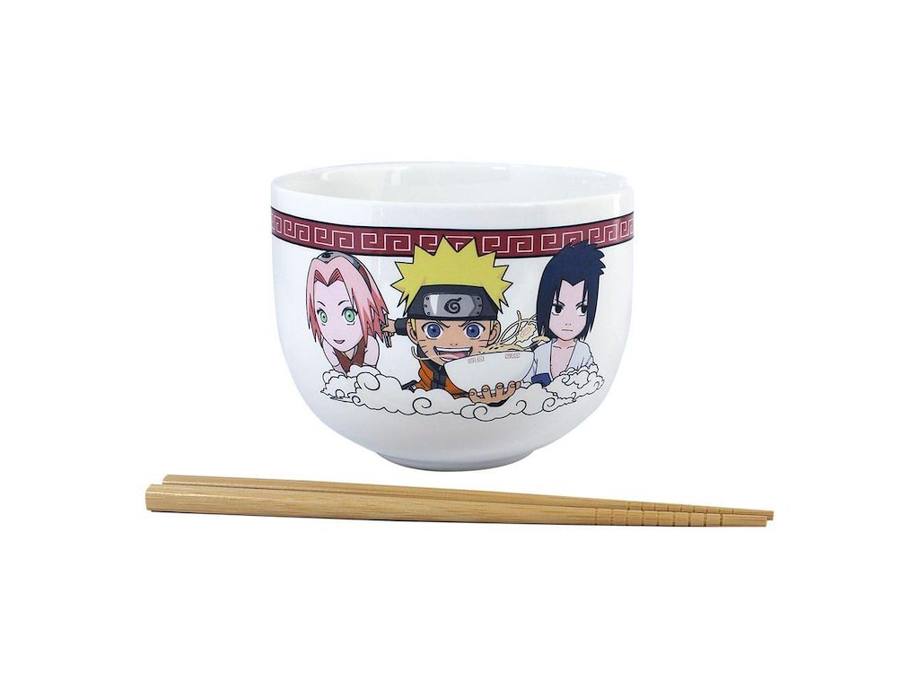 Naruto Shippuden Ramen Bowl with Chopsticks Team Seven 414 ml