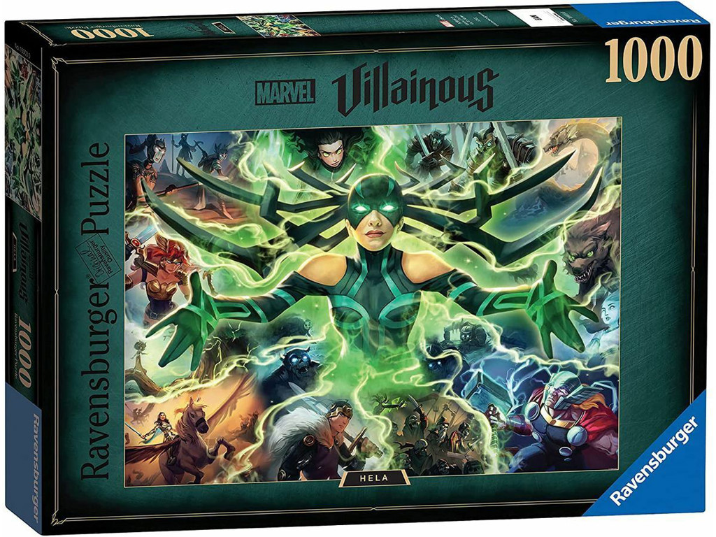 Hela puslespil på 1000 brikker fra Ravensburger