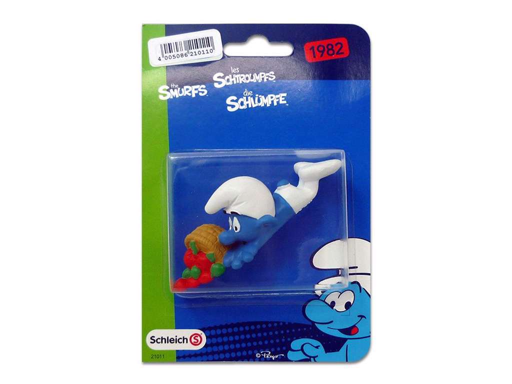 Klassisk 1982 Smølf med æbler fra Schleich