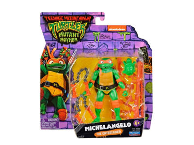 Turtles Mutant Mayhem Basic Actionfigur Michelangelo