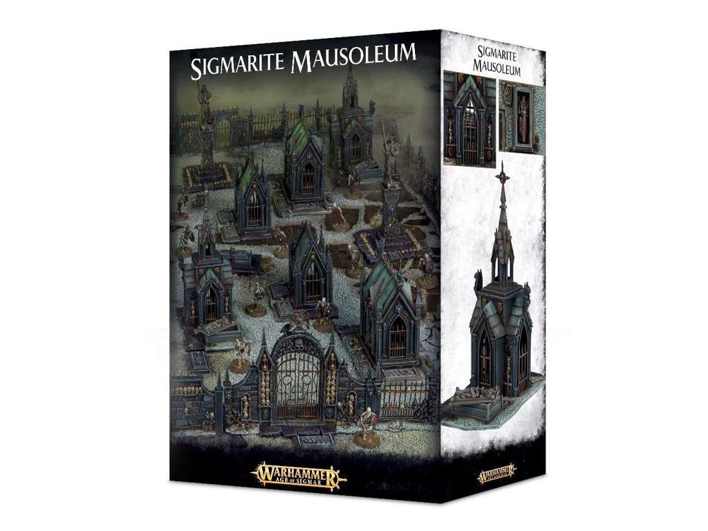 Warhammer Age of Sigmar Sigmarite Mausoleum scenery