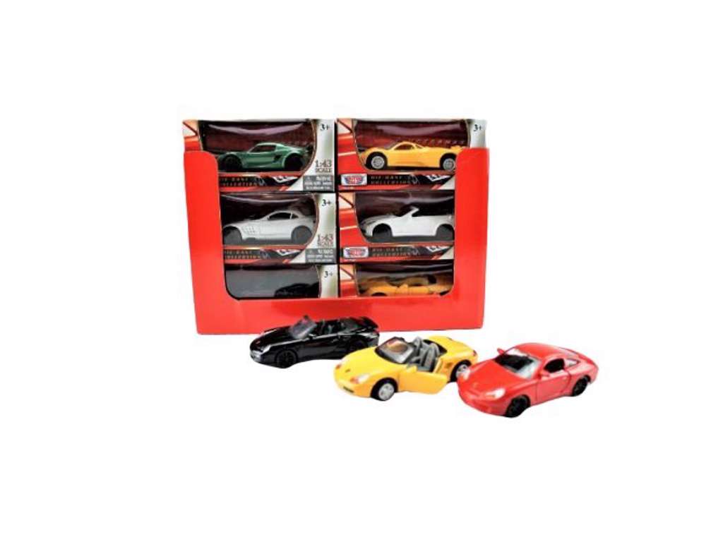 Metalbiler i 1:43 fra Motor Max - flere forskellige