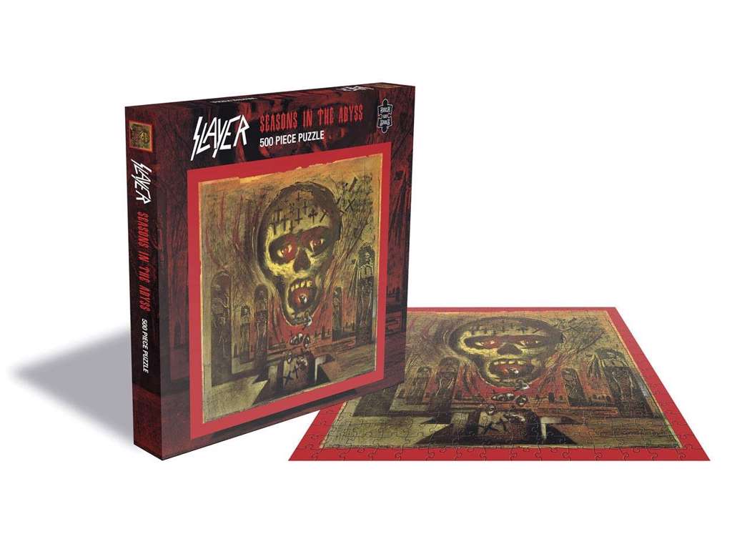 Slayer puslespil med Seasons in the Abyss på 500 brikker