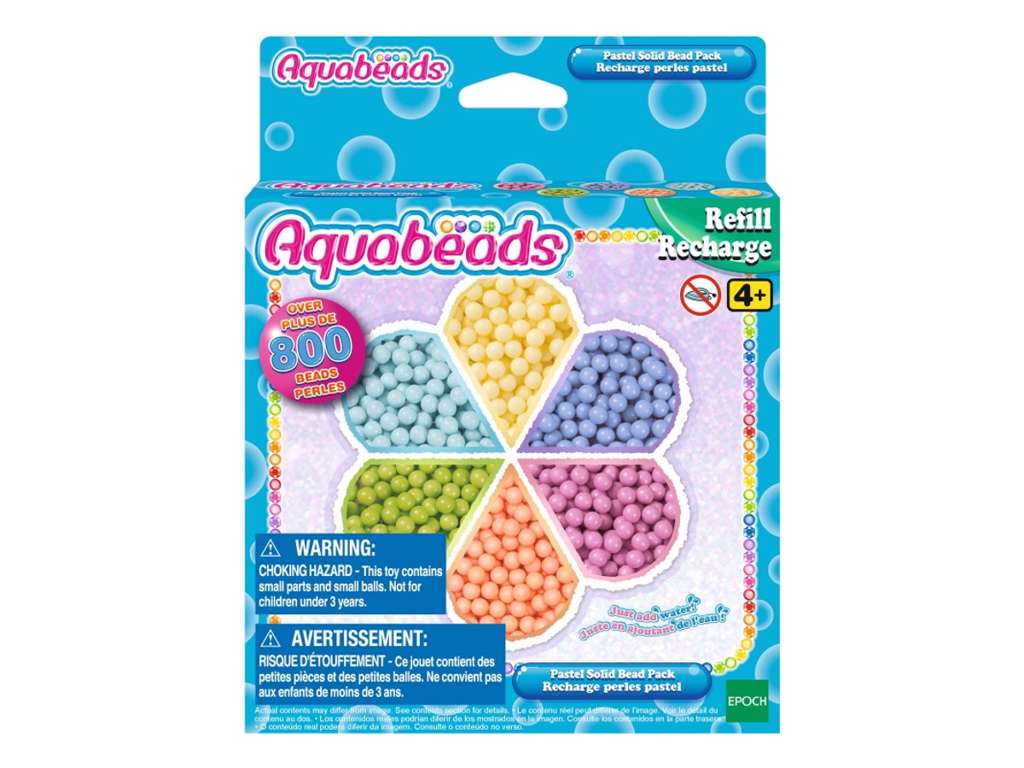 Aquabeads - pastel solid bead pack - 31505