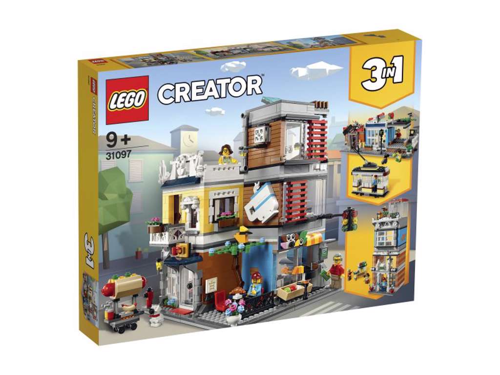 LEGO Creator - Byhus med dyrehandel og cafe´ - 31097