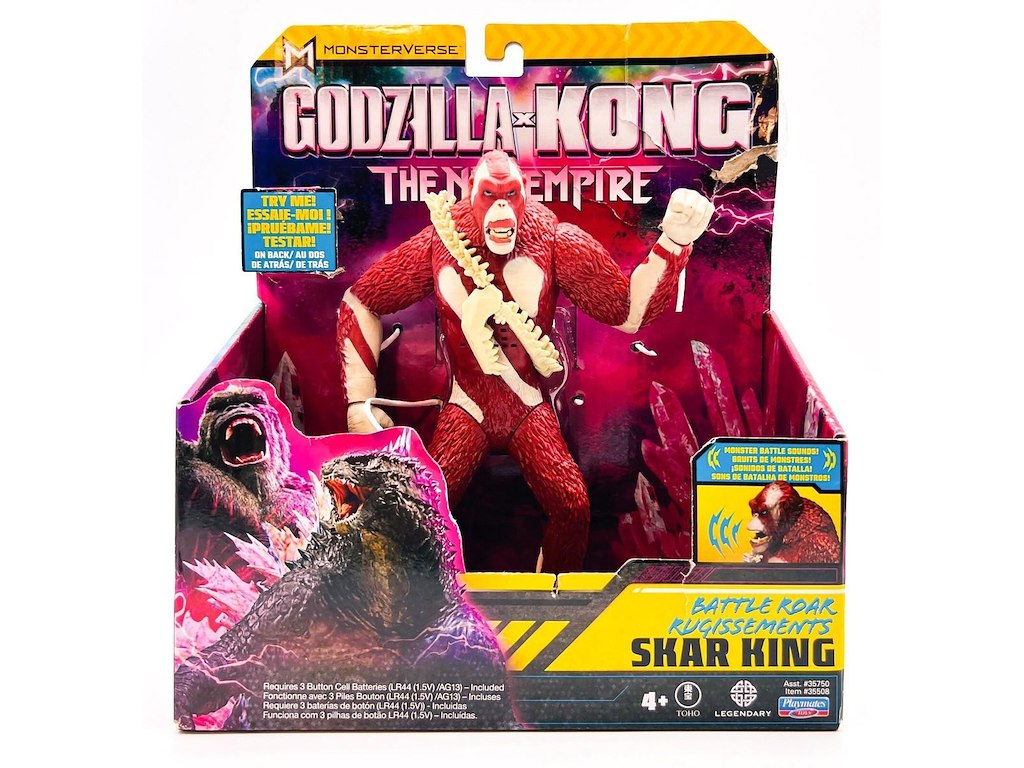 Godzilla x Kong: The New Empire Battle Roar Action Figure Skar King 18 cm