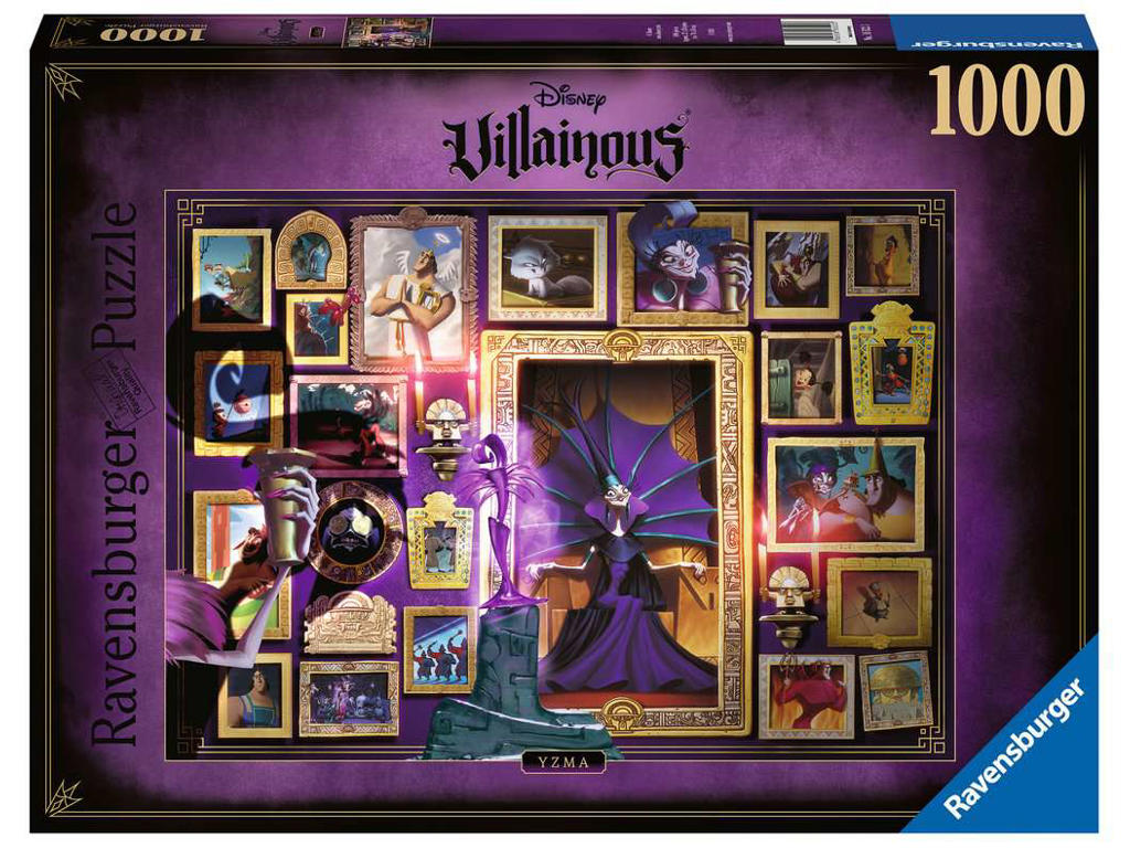 Yzma puslespil på 1000 brikker fra Ravensburger