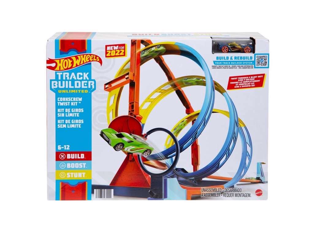 Hot Wheels Track Builder Corkscrew Twist kit