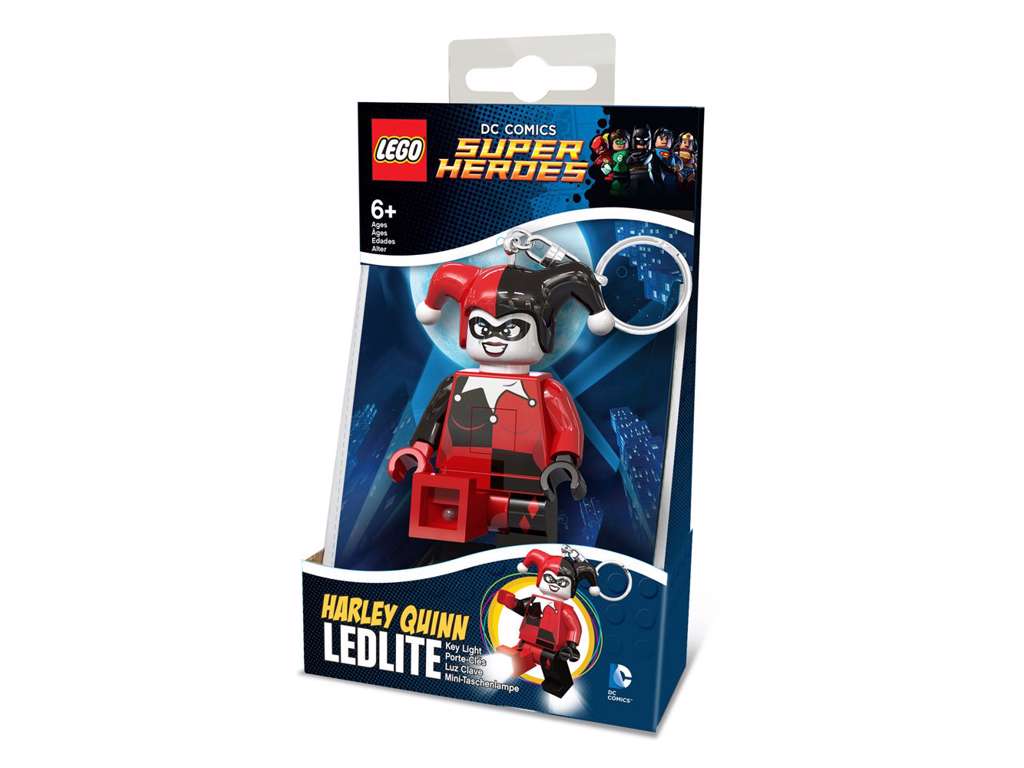 LEGO Super Heroes nøglering med lys - Harley Quinn