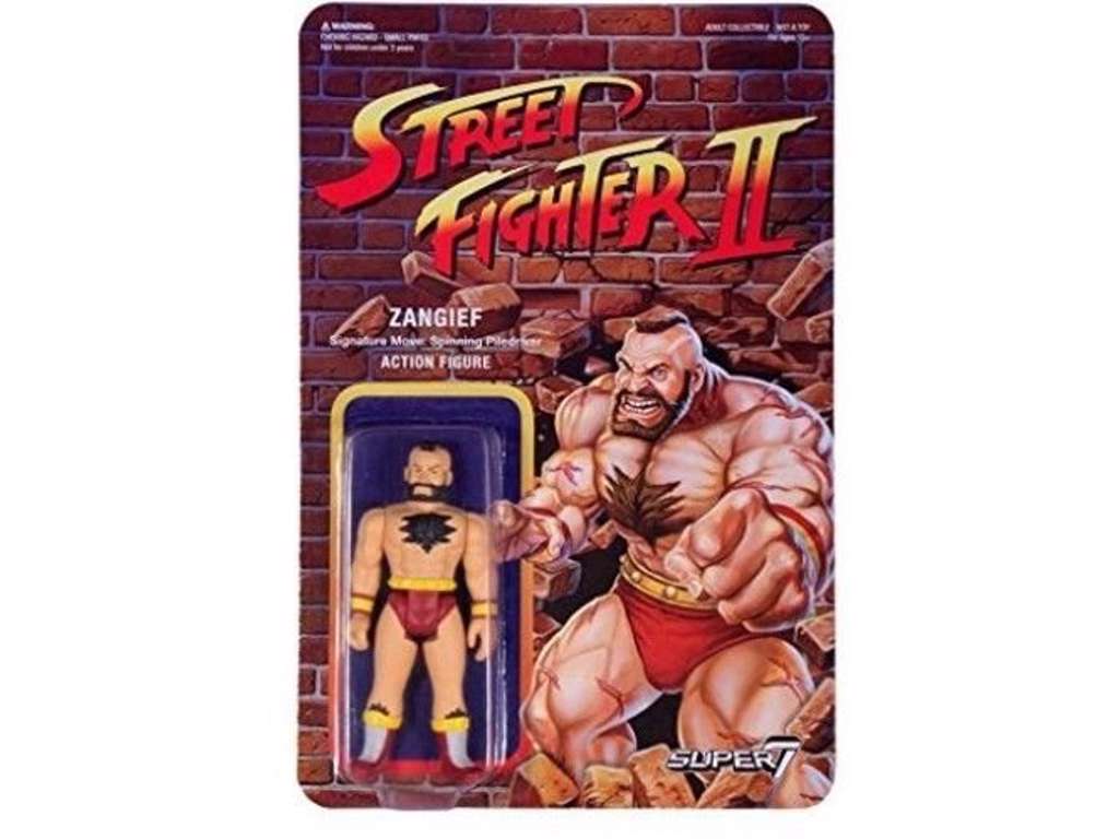 Street Fighter II ReAction figure Zangief - 10 cm