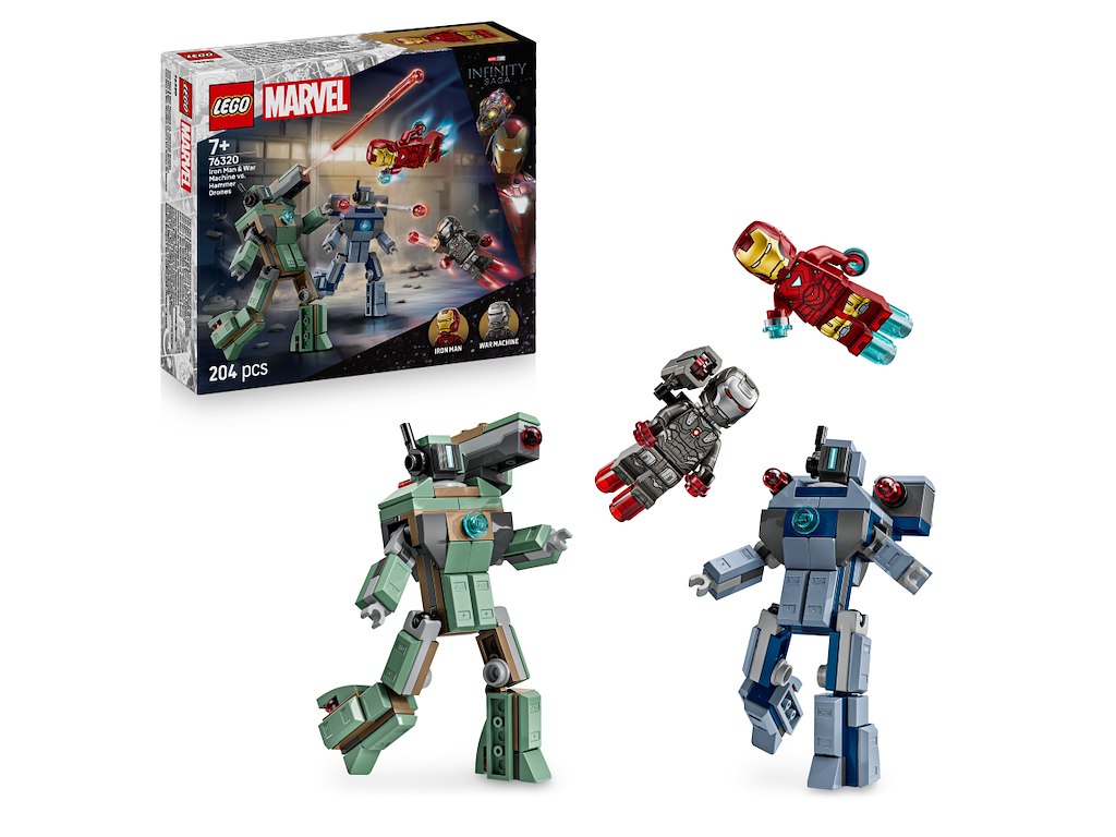Iron Man og War Machine mod Hammer-droner - 76320 - LEGO Super Heroes Marvel