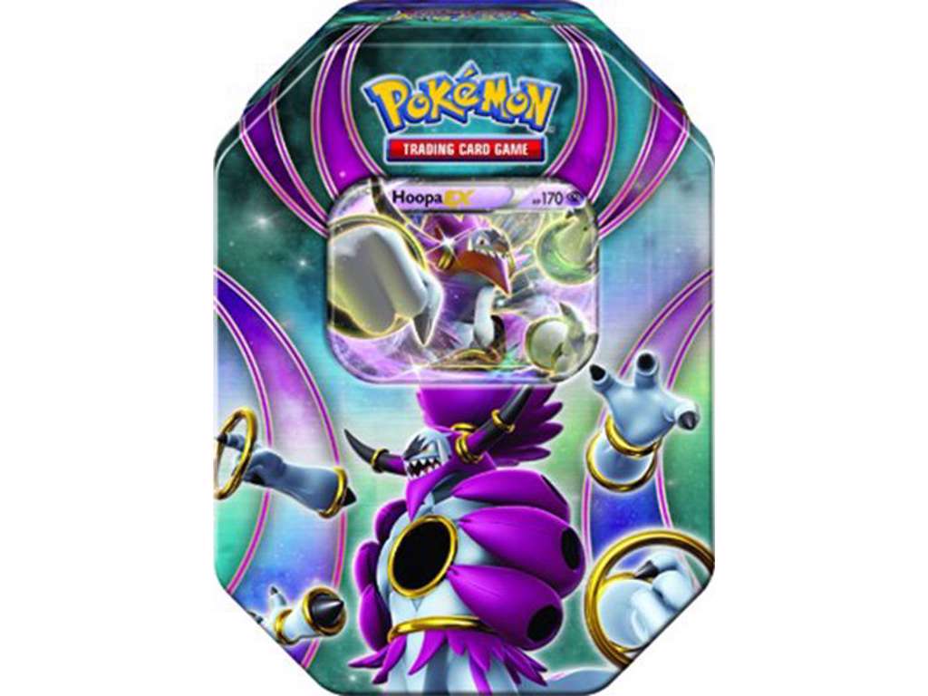 Pokémon Hoopa EX tin box
