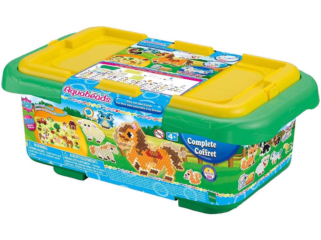 Aquabeads en dag på gården