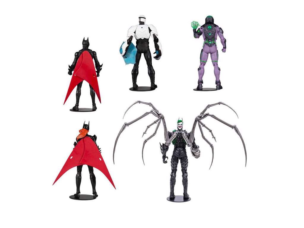 DC Multiverse Build-A 5-Pack Batman Beyond actionfigurer på 15 cm