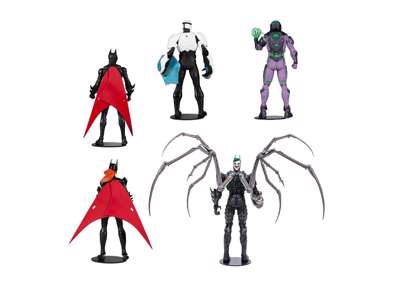 DC Multiverse Build-A 5-Pack Batman Beyond actionfigurer på 15 cm