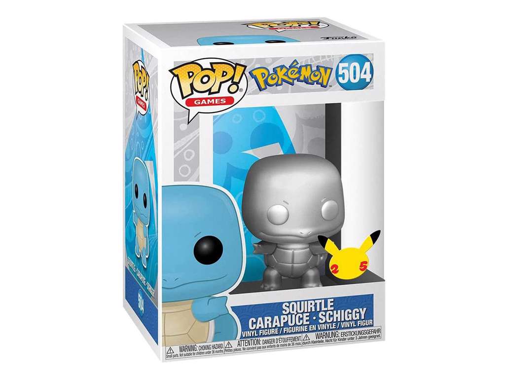 Pokemon POP! Games Pokemon Squirtle Silver SV MT 9 cm
