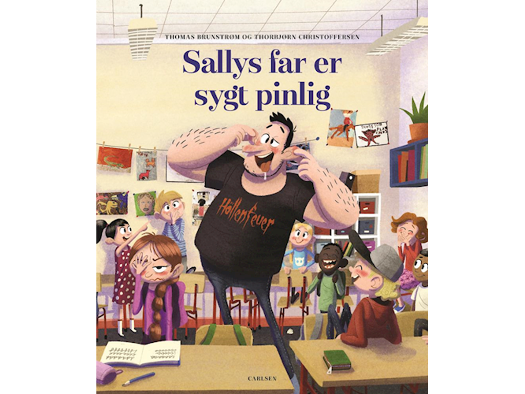 Sallys far er sygt pinlig - Bog