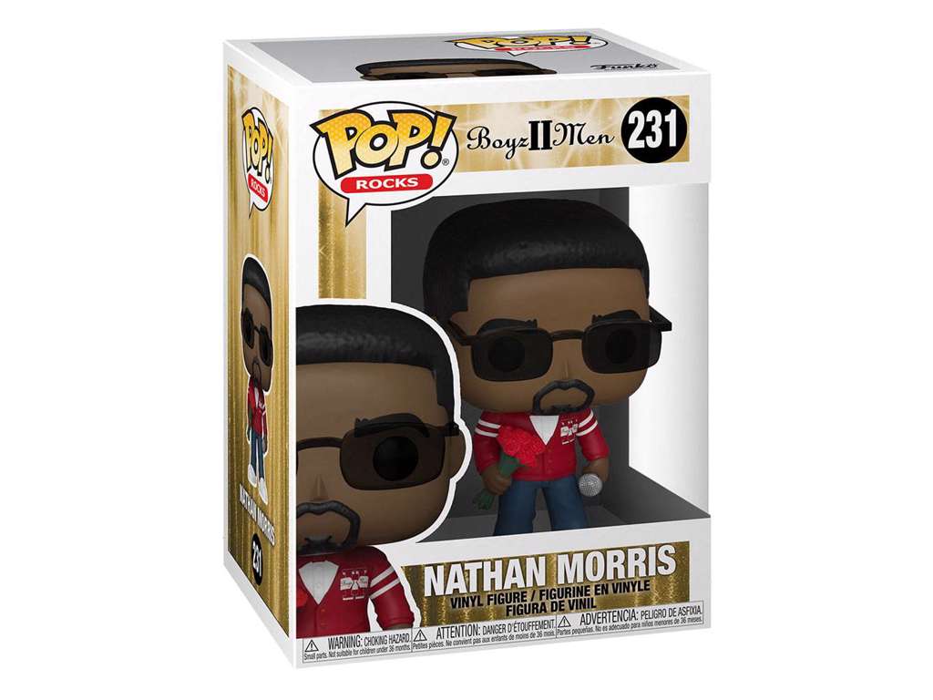 Boyz II Men POP! Rocks Vinyl Figure Nathan Morris 9 cm