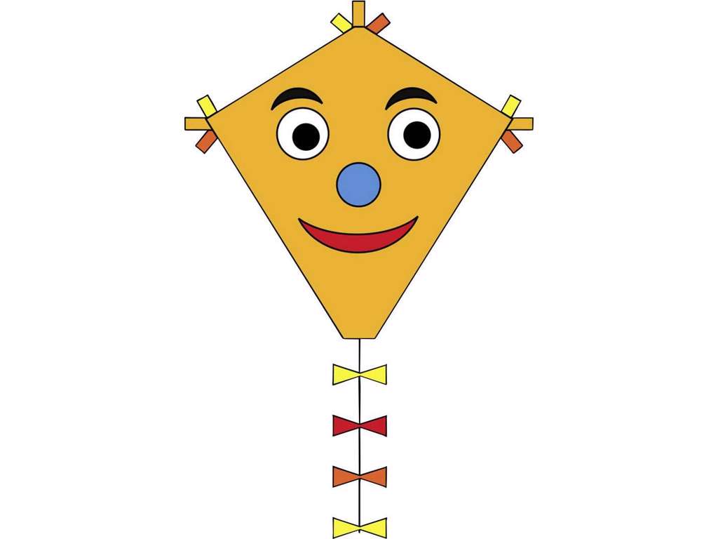 Eddy drage - smilende ansigt