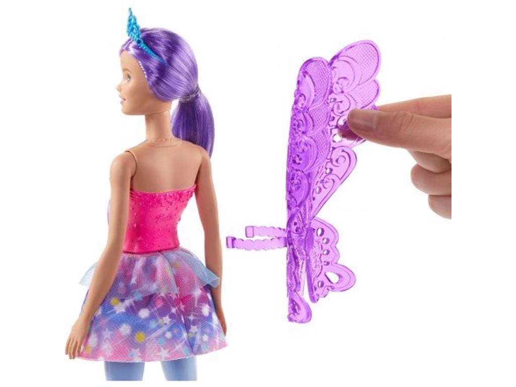 Barbie Dreamtopia fe - lyserød kjole