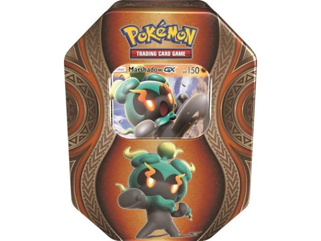 Pokémon Marshadow GX tin box