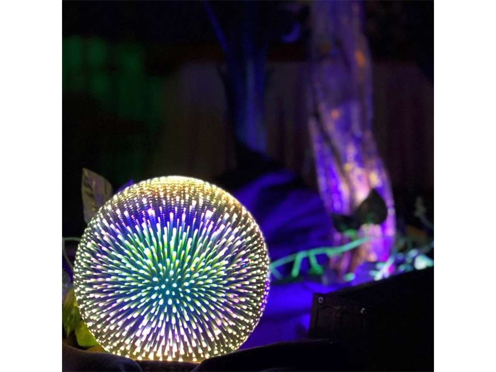 3d Glass Led lampe - 15 cm