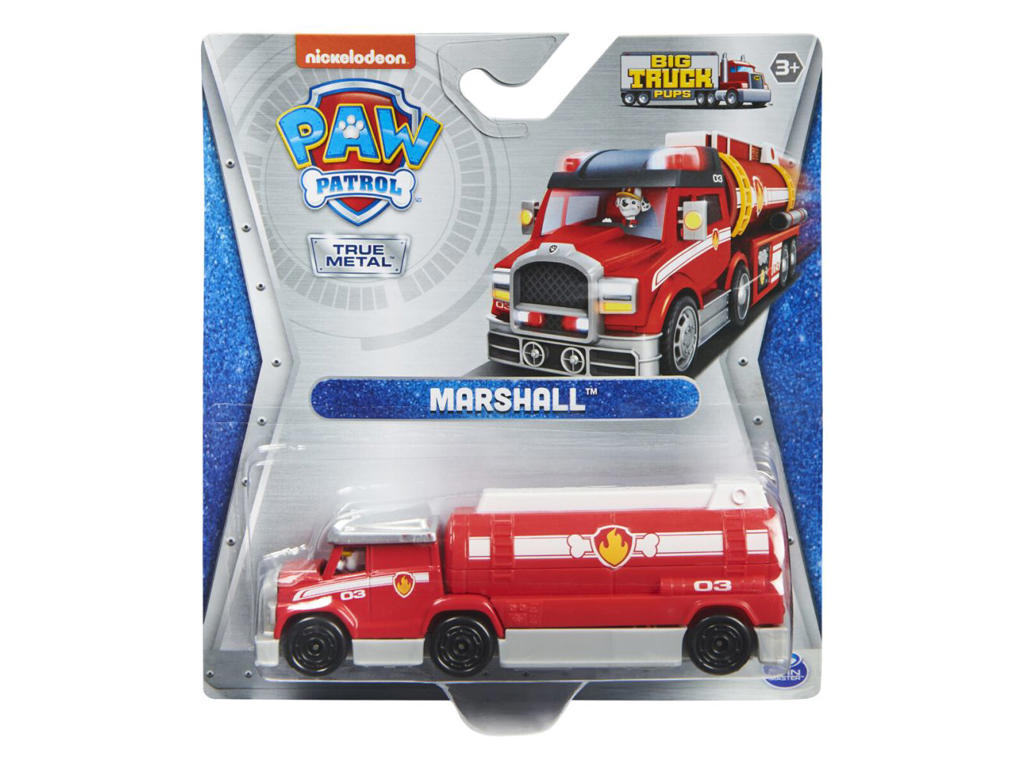 Paw Patrol Big Trucks True Metal Vehicle - Marshall's bil