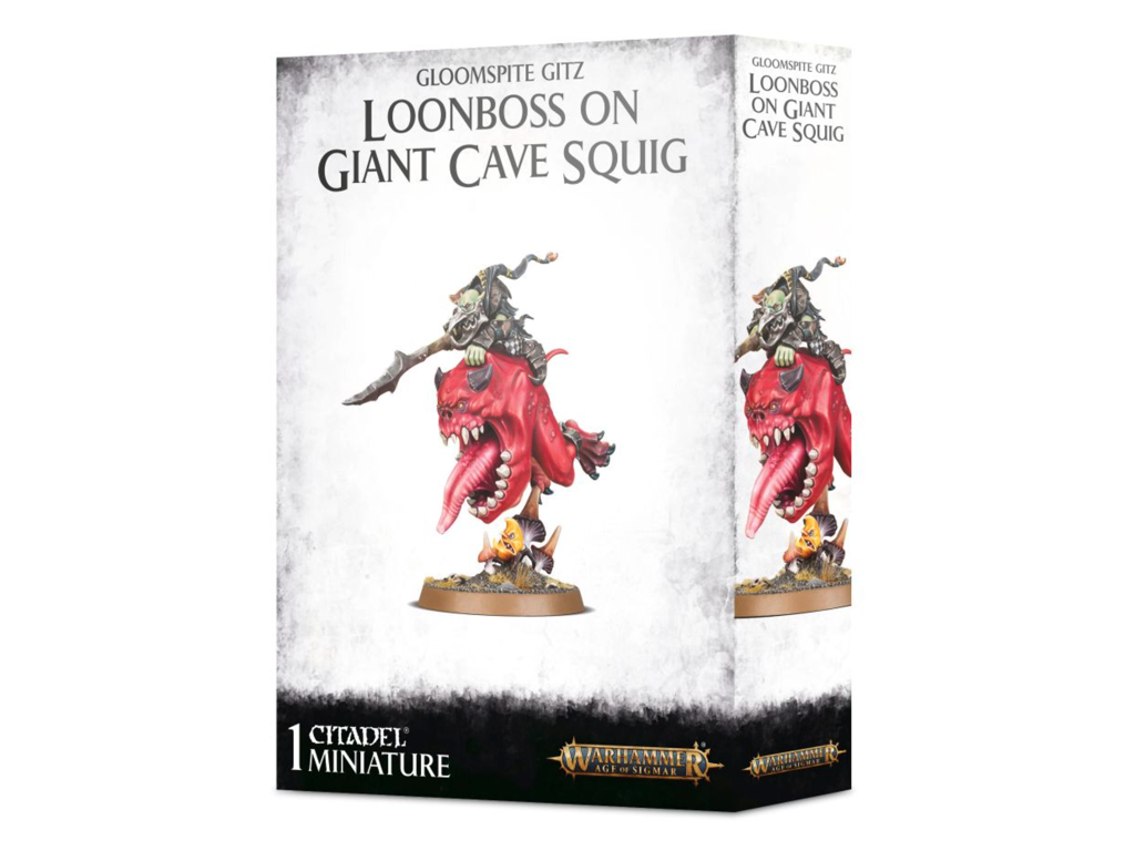 Loonboss on Giant Cave Squig Warhammer Age of Sigmar