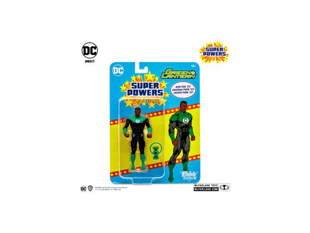 DC Direct Super Powers actionfigur af Green Lantern John Stewart 13 cm