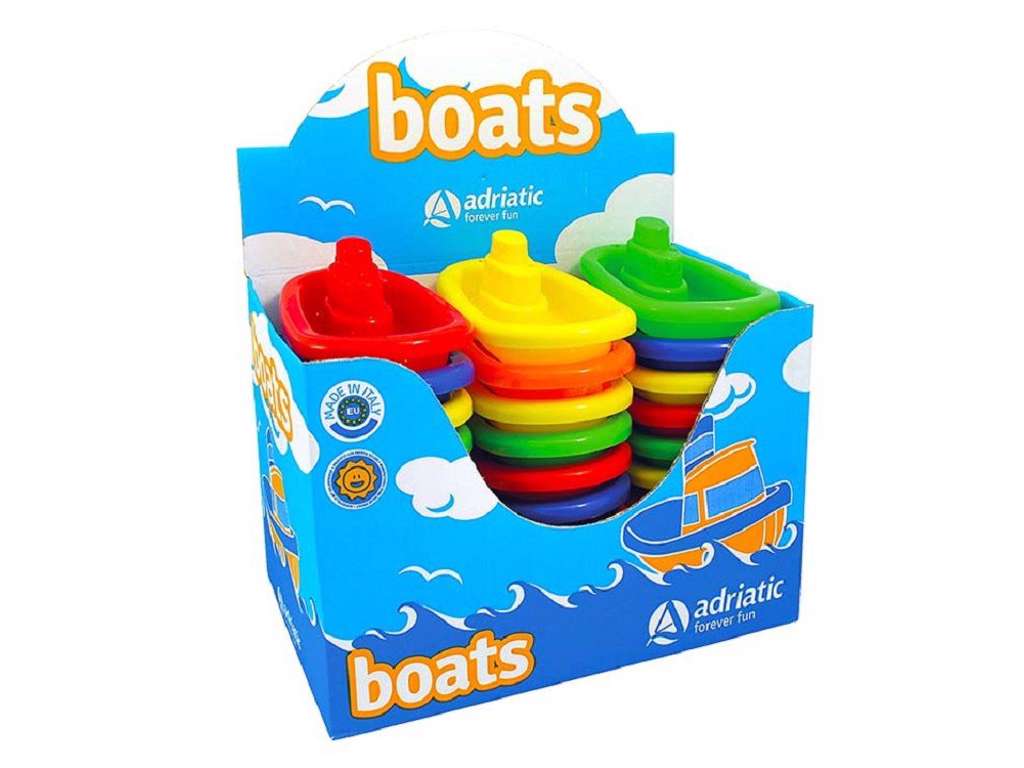 Plastik båd – 9 x 14 x 22 cm