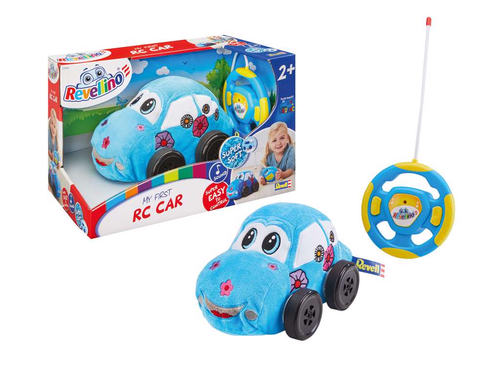 Min første fjernstyrede bil - Lyseblå/blomster - Revell